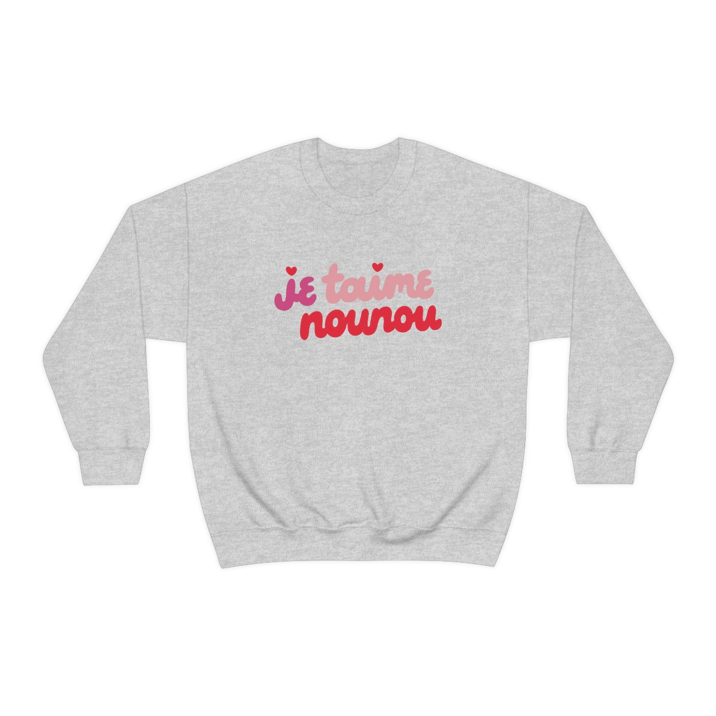 Multicolored Je Taime Nounou Pullover