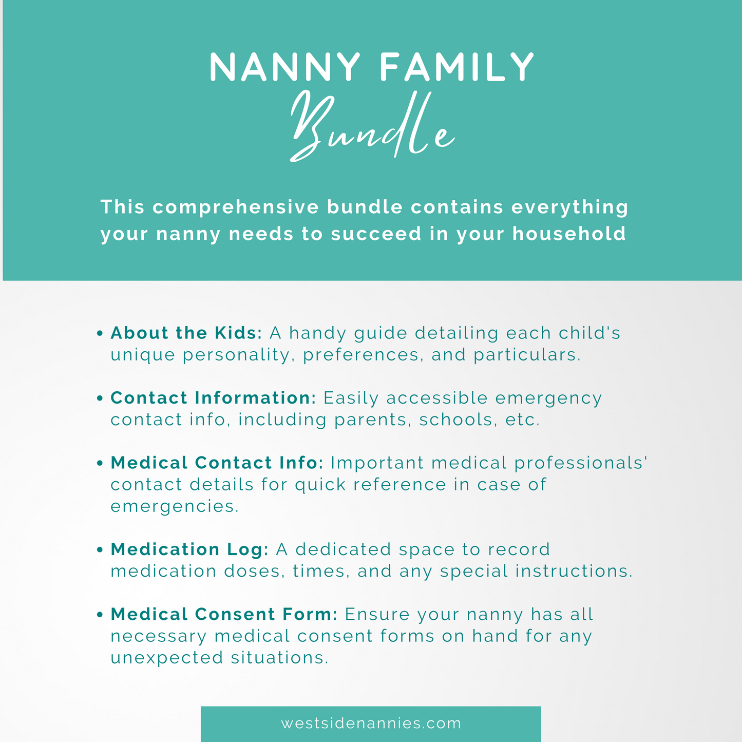 Nanny Family Bundle