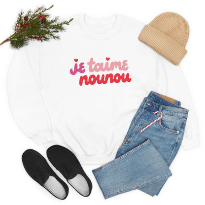 Multicolored Je Taime Nounou Pullover