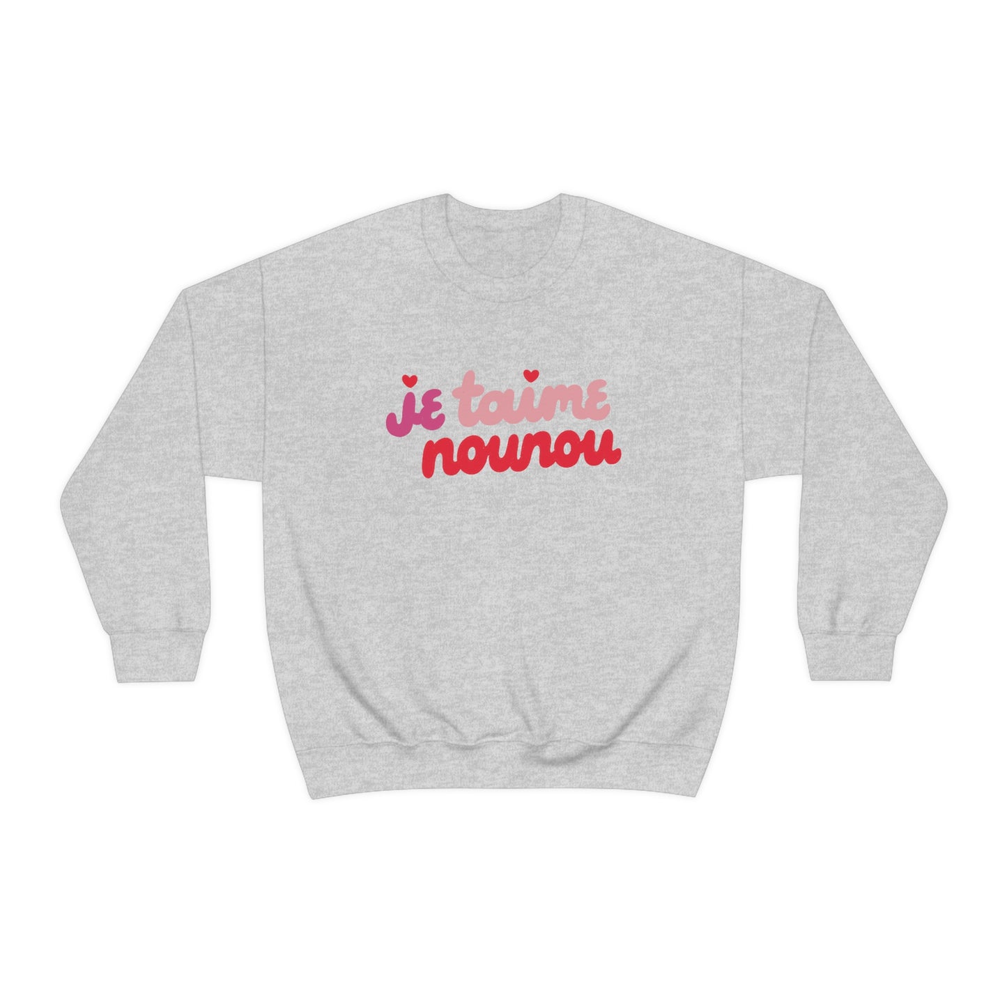 Multicolored Je Taime Nounou Pullover