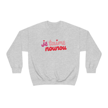 Multicolored Je Taime Nounou Pullover