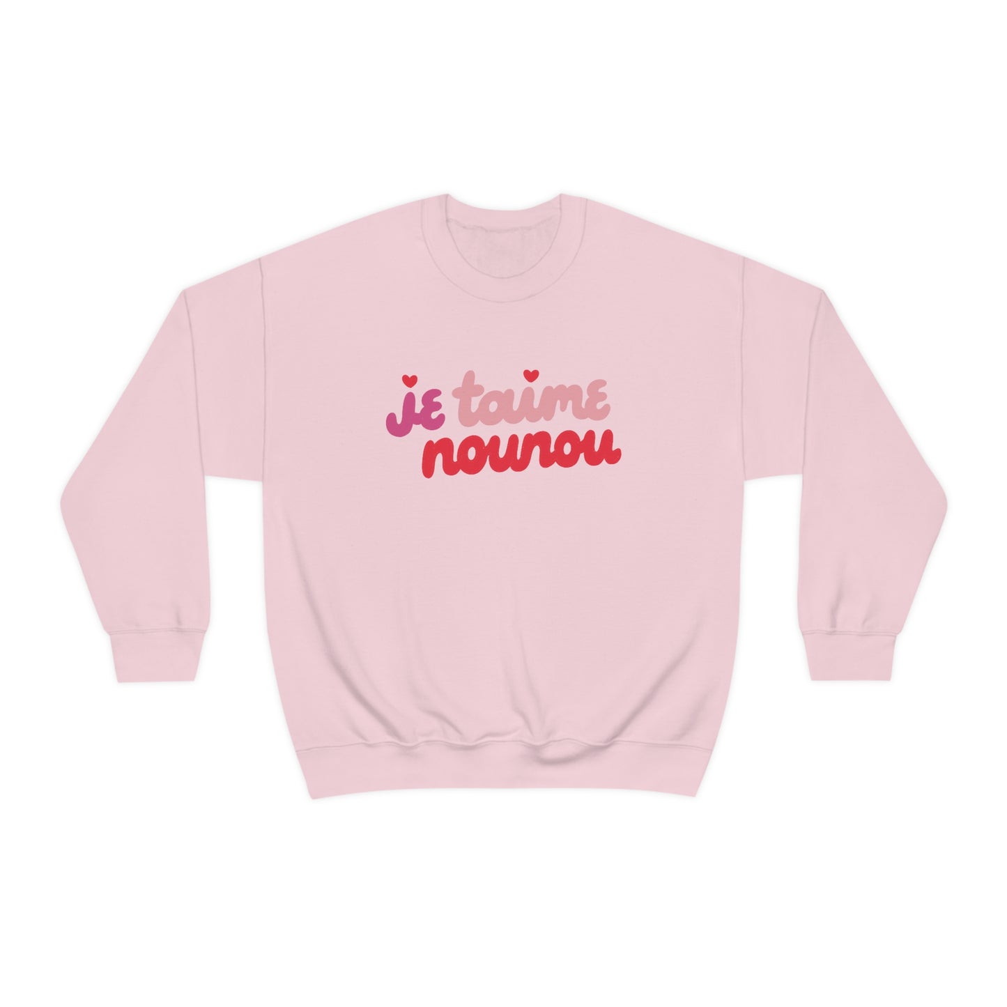 Multicolored Je Taime Nounou Pullover